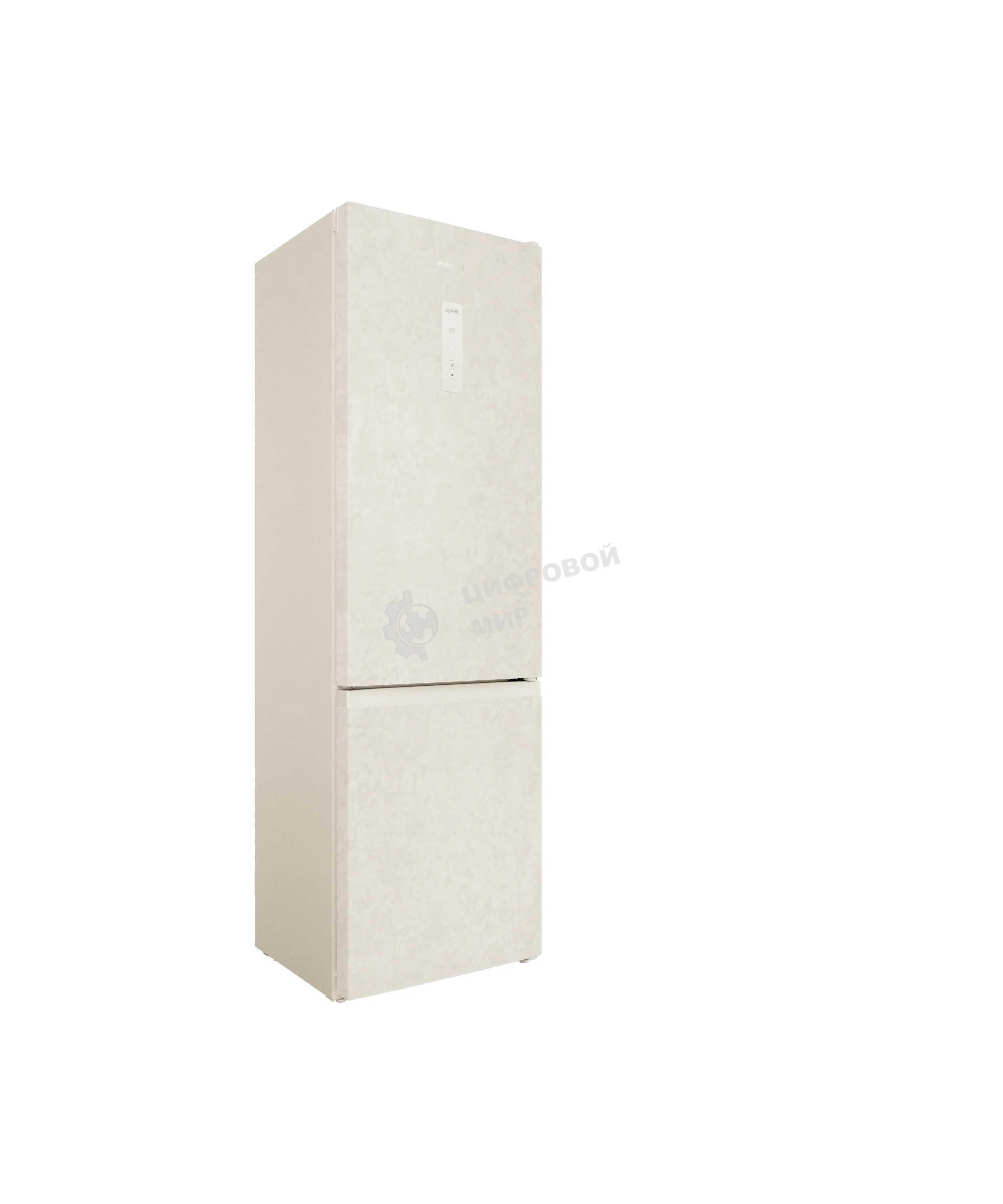 Холодильник Hotpoint HT 6200 AB бежевый двухкамерный 240/83л морозилка снизу, No Frost