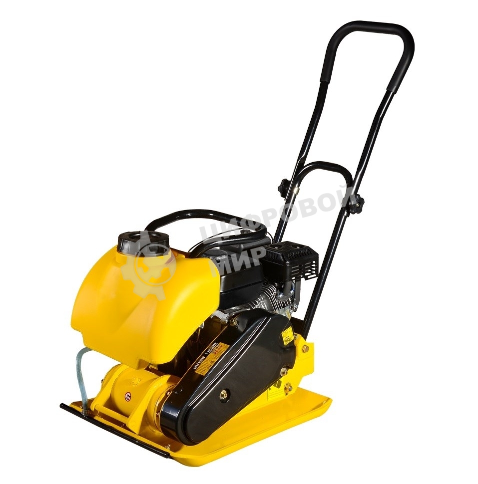 Виброплита бензиновая Huter VP-35W 4870 Вт 6.5 л.с., 25 кН, подошва 580х500 мм, 1050 м2/ч, 105 дБ