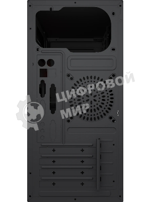 Компьютерный корпус с блоком питания Foxline 450Вт./Case Forza mATX, 450W, 2xUSB 2.0+2xUSB 3.0, Black, w/o FAN, 8 см fan PSU, power cord