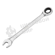 Ключ комбинированный Denzel, с трещеткой, 27 мм