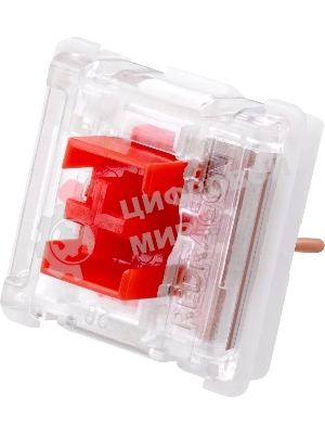 Клавиатура Redragon Eva Pro гибридная, USB Type-A, Bluetooth, радиоканал, белый/синий