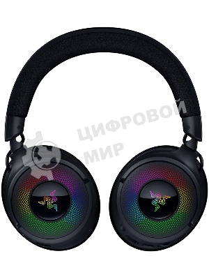 Гарнитура Razer Kraken V4 чёрный, беспроводная, bluetooth, до 70 ч, подсветка