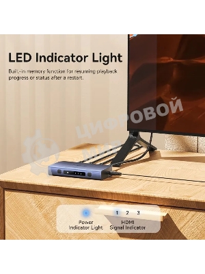 Переключатель (switch) 3x1 Vention HDMI v2.0