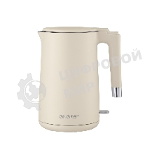 Чайник электрический Energy E-215 1.7л, двойной корпус, бежевый