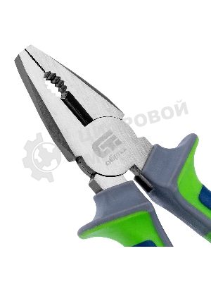 Плоскогубцы Сибртех комбинированные, 200 мм, фосфатирование, трехкомпонентные рукоятки
