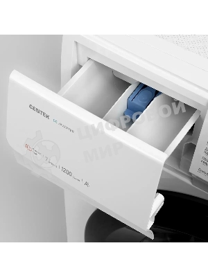 Стиральная машина Centek CT-1921 белый, загрузка фронтальная 7 кг, 1200 об/мин., класс: А+++