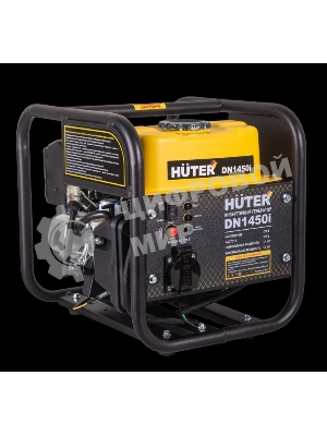 Электрогенератор бензиновый инверторный Huter DN1450i, 1.3 кВт, 96 дБ, 12.42 кг