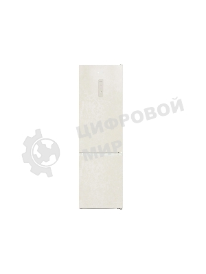 Холодильник Hotpoint HT 6200 AB бежевый двухкамерный 240/83л морозилка снизу, No Frost