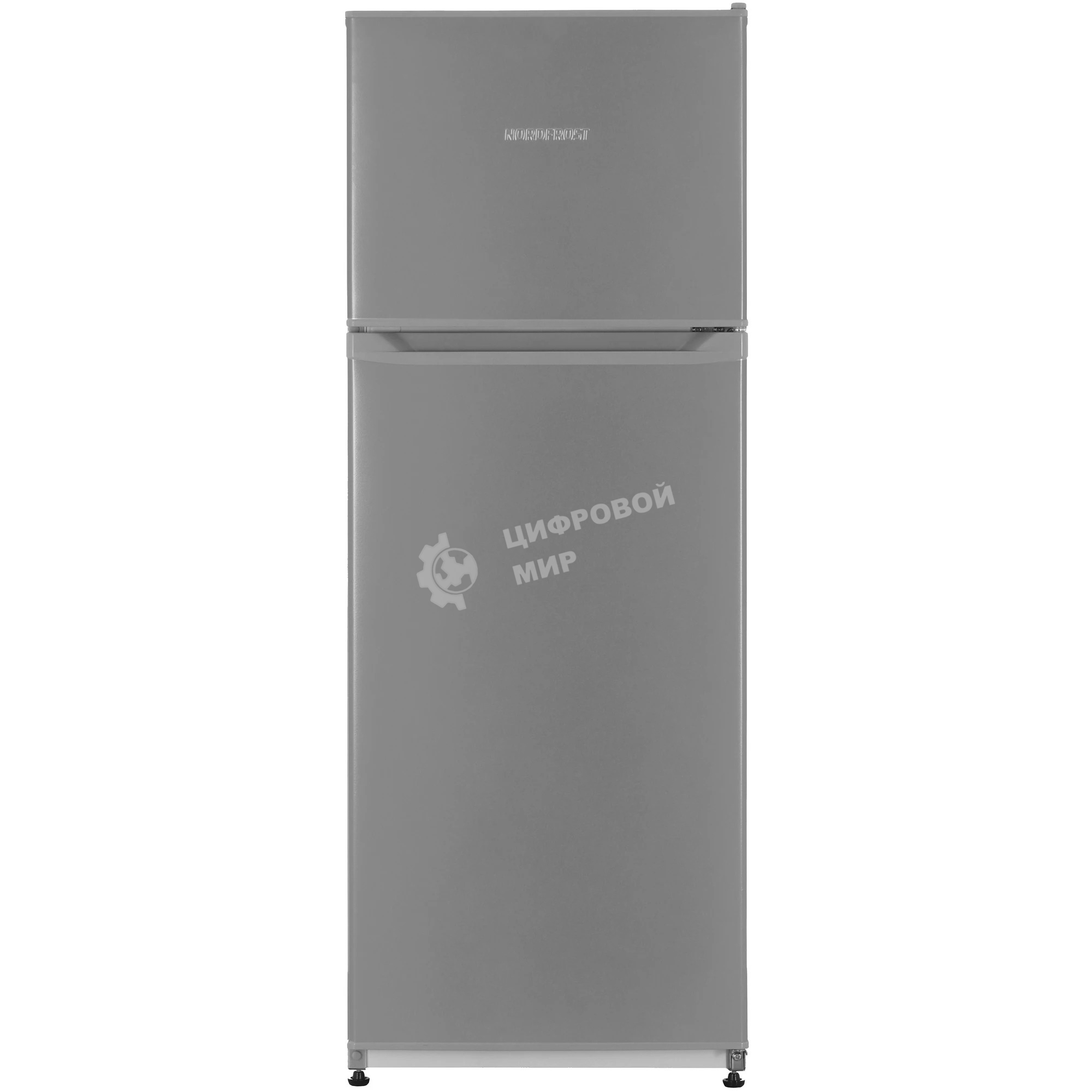 Холодильник Nordfrost NRT 145 132 серебристый двухкамерный 209/68 л морозилка сверху, ручная разморозка