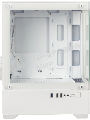 Компьютерный корпус Accord ACC-ZCU2W белый без БП mATX 1x120мм 1xUSB 3.0 1xUSB3.1 audio
