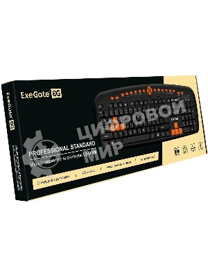 Клавиатура проводная ExeGate LY-504M (EX280435RUS), USB, черный
