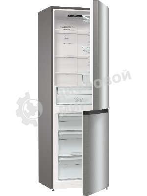 Холодильник Gorenje NRKE62XL серебристый металлик двухкамерный 203/99л морозилка снизу, No Frost