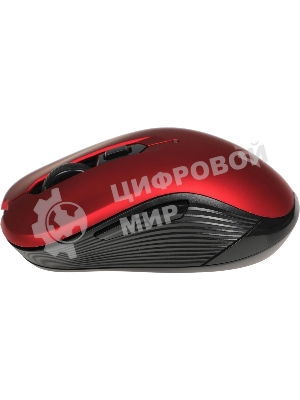 Мышь беспроводная Defender Gassa MM-105 красный, 1600 dpi, радиоканал, USB, кнопки - 6