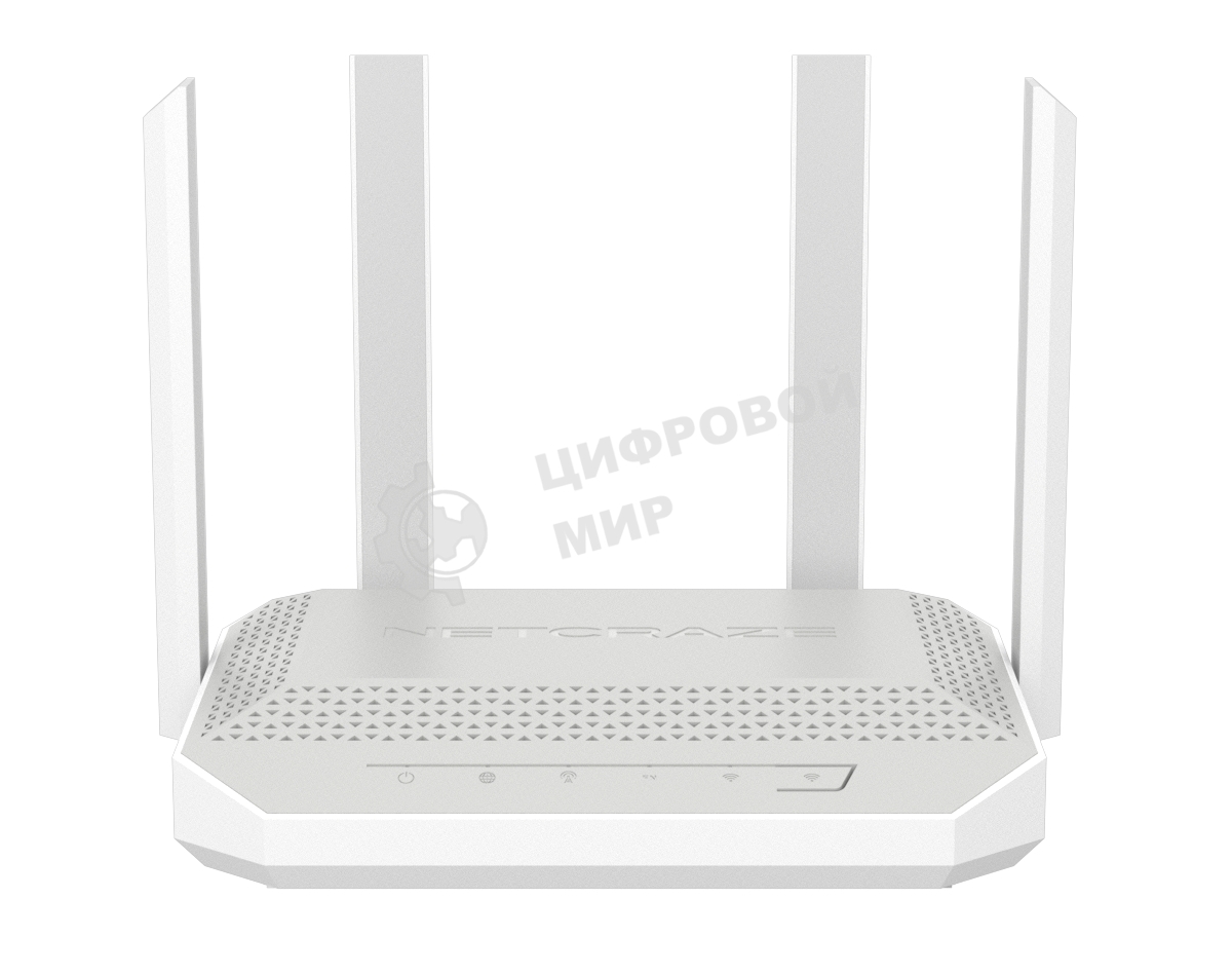 Гигабитный интернет-центр Netcraze Hopper 4G+ (NC-2312) с модемом 4G+, двумя слотами для SIM-карт, Mesh Wi-Fi 6 AX3000, 5-портовым Smart-коммутатором и многофункциональным портом USB 3.0