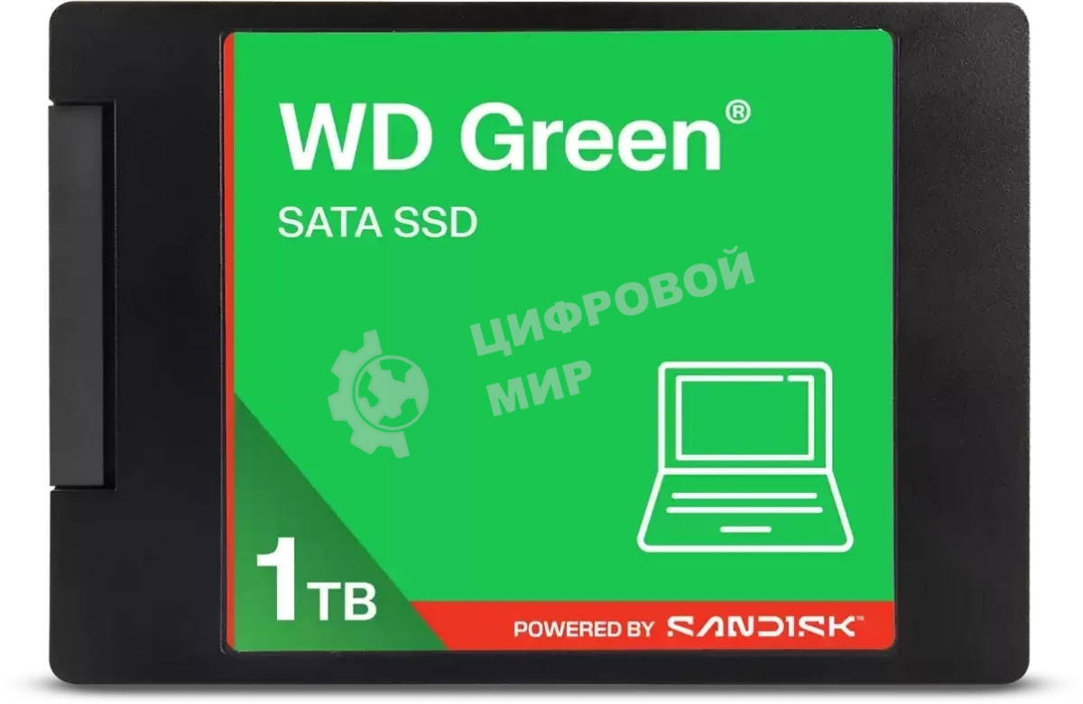 Накопитель SSD 1TB WD Green, 2.5