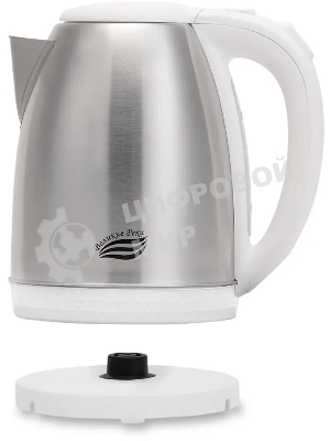 Чайник электрический Великие реки Амур-1 белый, 1.8 л, нержавейка