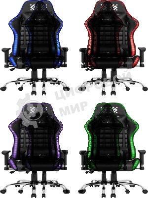 Кресло Defender Ultimate LIGHT черный, экокожа