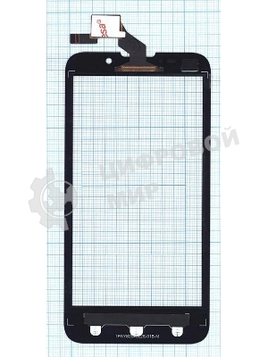 Сенсорное стекло (тачскрин) для ZTE Majesty Z796C, черное