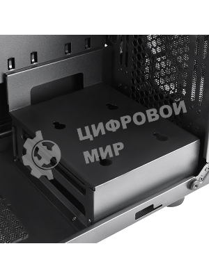 Компьютерный корпус Silverstone SST-PS15B-PRO Precision Mini Tower Micro ATX Computer Case, tempered glass, 2x 120мм ARGb, 1x ARGb Controller, black