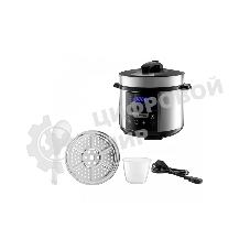 Мультиварка BRAYER BR2400 5 л, 900 Вт, серебристый