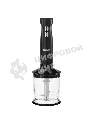 Блендер погружной BBK KBH0813 черный, 1100 Вт, плавная регулировка, турбо