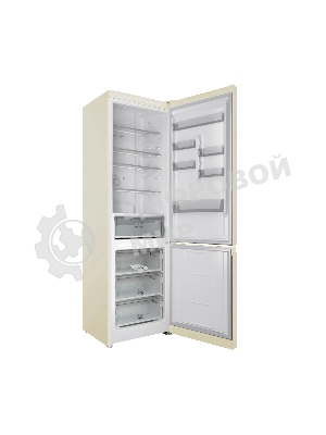 Холодильник Hotpoint HT 6200 AB бежевый двухкамерный 240/83л морозилка снизу, No Frost