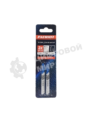 Пилка для лобзика EDGE by PATRIOT T118A по металлу, 2шт в блистере