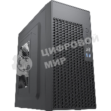 Компьютерный корпус с блоком питания Foxline 450Вт./Case Forza mATX, 450W, 2xUSB 2.0+2xUSB 3.0, Black, w/o FAN, 8 см fan PSU, power cord