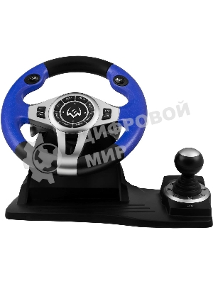 Руль черный SVEN GC-W600 (виброотдача, педали, джойстик, 12 кн., USB)