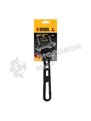 Ключ разводной Denzel 150 мм, CrV, кованый