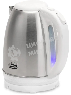 Чайник электрический Великие реки Амур-1 белый, 1.8 л, нержавейка