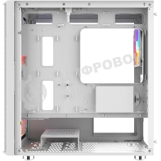 Корпус SAMA S30, Mini-Tower, белый, 2 x 140 мм, 1 x 120 мм