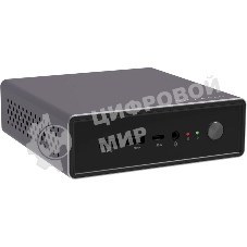 Мини ПК Digma Pro Minimax U1 i3 1215U (1.2) 16Gb SSD512Gb UHDG Windows 11 Pro GbitEth WiFi BT 60W темно-серый/черный (DPP3-ADXW03)