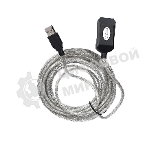 Кабель Aopen/QustКабель-адаптер USB2.0-repeater, удлинительный активный Am-->Af 5м (ACU823-5M) 6938510851314