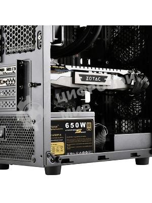 Компьютерный корпус Silverstone SST-PS15B-PRO Precision Mini Tower Micro ATX Computer Case, tempered glass, 2x 120мм ARGb, 1x ARGb Controller, black