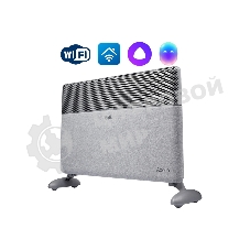 Конвектор электрический Ballu Apollo digital INVERTER Moon Gray BEC/ATI-1501 серый, 1500 Вт, 20 м2, термостат, дисплей, WiFi