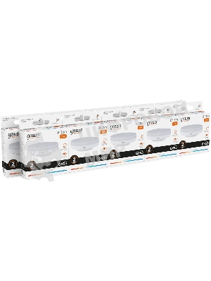 Лампа светодиодная Gauss 11Вт цок.: GX53 таблетка 220B св. свеч. бел. теп. Tablet (упак.: 10 шт) (83811)