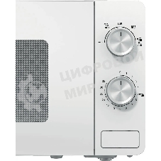 Микроволновая печь Gorenje MO20E1W2 белый, 20 л, 800 Вт, переключатели - поворотный механизм