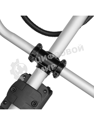 Триммер бензиновый Denzel DT-43E, 43 см3, неразъемная штанга, электростартер, состоит из 2 частей