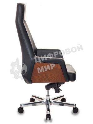 Кресло Бюрократ ANTONIO черный, кожа