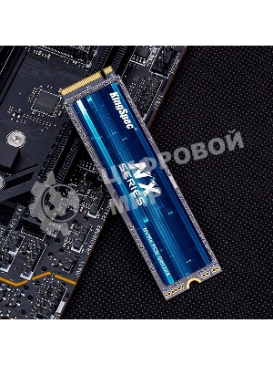 Накопитель SSD KingSpec NX-512, 512Gb, PCIe 3.0 x4, M.2 2280, NVMe, R/W 3400/3100