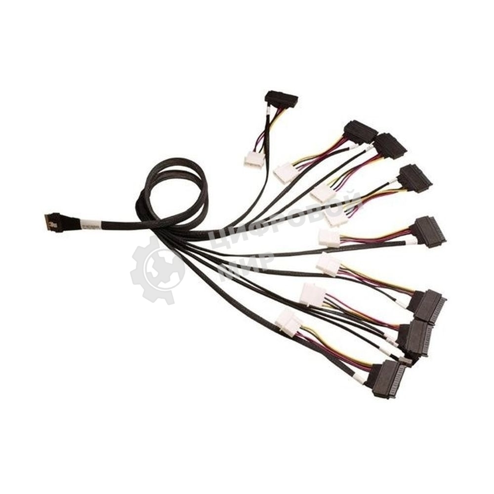 Кабель ACD-60006-ZC Slimline SASx8 (SFF8654) -to- 8x U.3 Direct, 1M, (аналог Broadcom 05-60006-00) 30