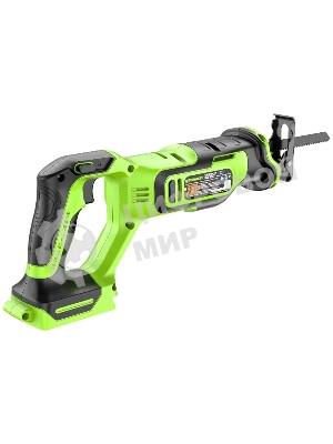 Пила сабельная аккумуляторная GreenWorks GPT-BLRS-1, 24V, без АКБ и ЗУ (1200607)