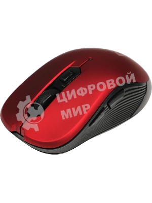 Мышь беспроводная Defender Gassa MM-105 красный, 1600 dpi, радиоканал, USB, кнопки - 6