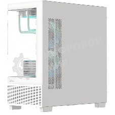 Компьютерный корпус AeroCool/Formula V Line Crystal E1M White, MATX, USB3.0*2, Switch Display Panel