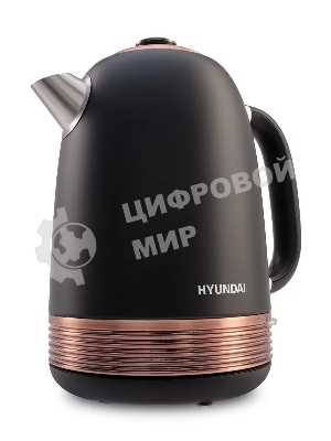 Чайник электрический Hyundai HYK-S4501 1.7л. 2200Вт черный/бронзовый (корпус: нержавеющая сталь/пластик)