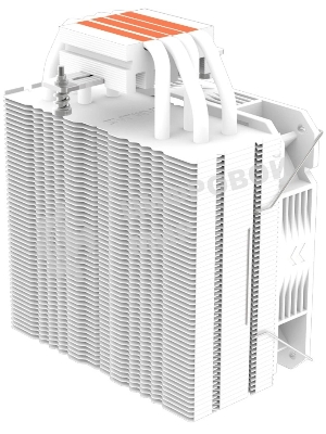 Кулер ZALMAN CNPS9X PERFORMA WHITE ARGB, 120мм FAN, 4 HEAT PIPES, 4-PIN PWM, 700-1800 RPM, 28DBA MAX, HYDRO BEARING, FULL SOCKET SUPPORT