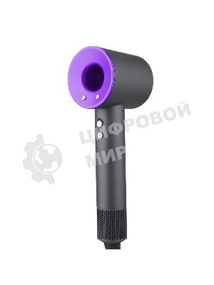 Фен Blackton Bt HD1818M серый/фиолетовый, 1800 Вт, ионизация