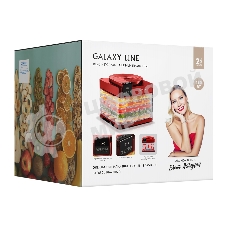 Сушилка для овощей и фруктов Galaxy Line GL 2630, красный, с электронным управлением, 450 Вт