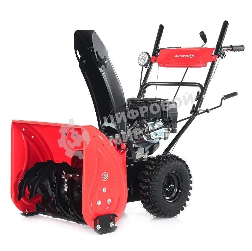 Снегоуборщик бензин. Интерскол СМБ-56/7Ф, 5.2кВт, 7л.с.